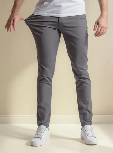 Pantalones Rectos Para Hombres De Ocio/negocios Elásticos - $142.56 en Mercado Libre | PrecioMX