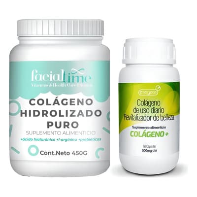Kit Colágeno Hidrolizado Puro 450g + 60 Cápsulas De Colágeno Sin Sabor - $413.75 en Mercado Libre | PrecioMX