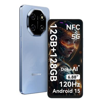 Blackview 5g Celular Shark 6 Dual Sim Azul 12gb Ram 128gb/2tb Celulares Android 15 Nfc120hz Smartphone - $2,492.31 en Mercado Libre | PrecioMX