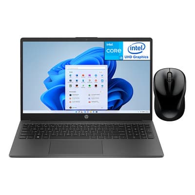 Laptop HP 250 G10 Intel Core i3 N305 16GB 256GB SSD 15.6" W11 Teclado Español Mouse DXT Ideal para Estudiante y Oficina