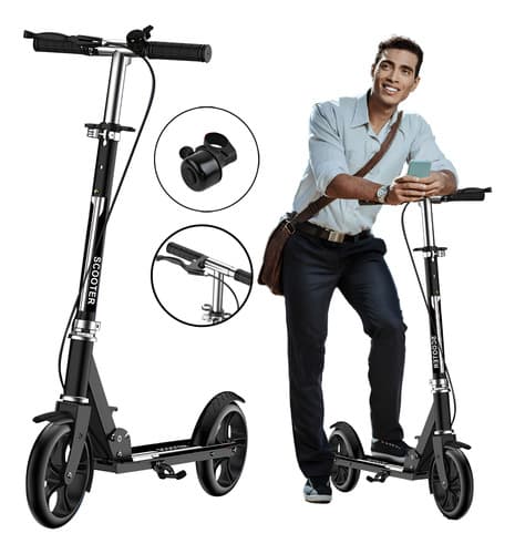 Freno De Mano Regulable Plegable Scooter Ligero Adulto Niño