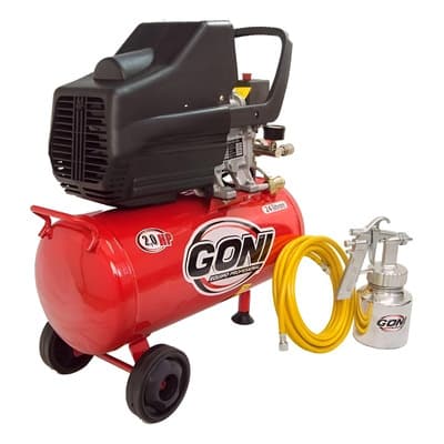 Compresor de aire eléctrico portátil Goni 930P 24L 2hp