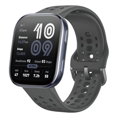 Smartwatch Amazfit Bip 6 Reloj Inteligente 46 Mm Batería De 14 Días Amoled De 1,97 Pulgadas Gps , Ai Función De Texto De Llamada Bluetooth Salud Fitness Rastreador Del Sueño Gris Oscuro