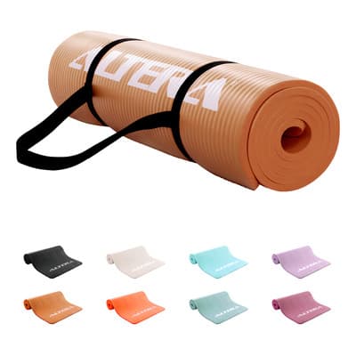 Tapete Ejercicio Altera Yoga Mat 10mm Grueso Pilates Color Moka Amanecer