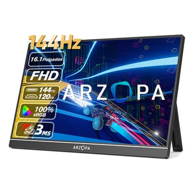 Arzopa Z1fc Az16144 Monitor Gamer 16.1 144hz Full Hd Color Negro