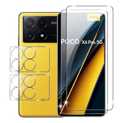 2 Micas De Cristal Templado + Cámaras Para Xiaomi Poco X6 Pro 5g - $132.62 en Mercado Libre | PrecioMX