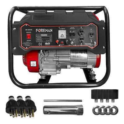 Generador Portátil A Gasolina 3000w Bifásico Con Tecnología Avr 120/220v Foreman Fog3000 - $3,685.00 en Mercado Libre | PrecioMX