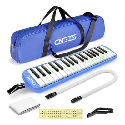 Melodica Escolar 32 Teclas Portátil Con Estuche Y Boquilla Para Niños Y Adultos, Cnbts Escolares Melodicas Instrumento Color Azul Azul 32 Teclas - $197.60 en Mercado Libre | PrecioMX