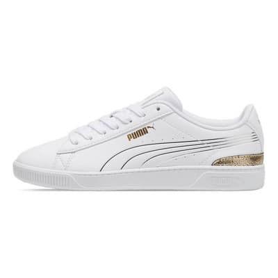 Tenis Puma Vikky V3 Metallic Shine Mujer - 39508501 Blanco Casuales Uso Diario