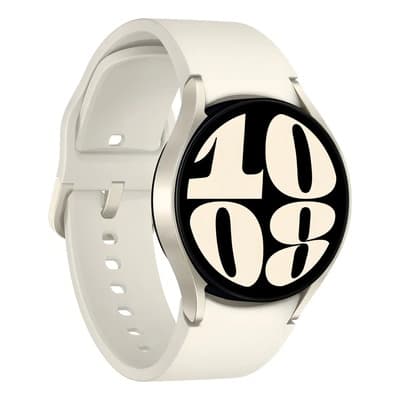 Reloj Inteligente Galaxy Watch6 Bt De 40 Mm, Color Crema, Diseño De Correa Samsung: Suave - Excelente (Reacondicionado)