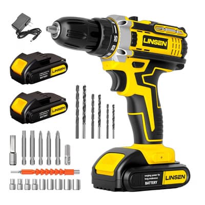 Linsen 3/8'' Kit Taladro Atornillador De Impacto Inalámbrico 2 Batería - $277.89 en Mercado Libre | PrecioMX