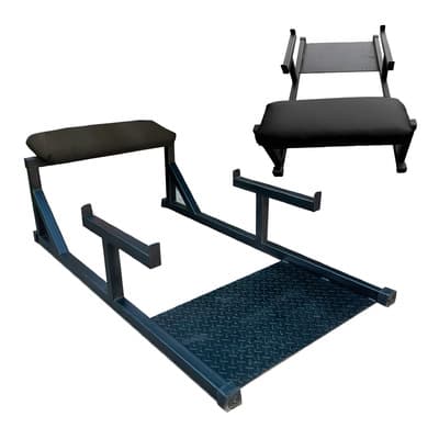 Banco Hip Thrust ZTA STEEL FIT Glúteos Negro 250 kg 2 Posiciones