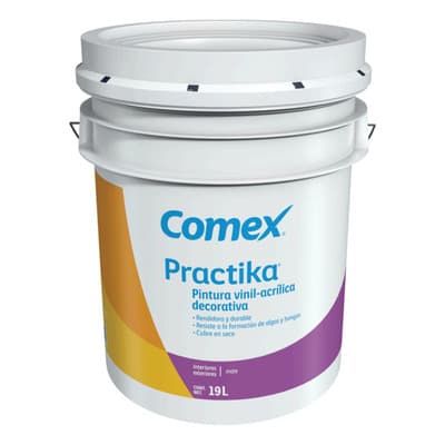 Comex Cubeta Pintura Vinílica 19lt 3 Años Color Blanco - $1,220.75 en Mercado Libre | PrecioMX