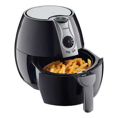 Freidora De Aire Cozyna 5.5 Litros Negro 1700W Perillas 79-204°C