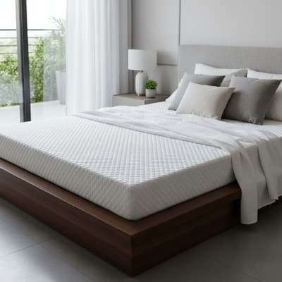 Colchon King Size Reviv Monal Confort Con Memory Foam Blanco