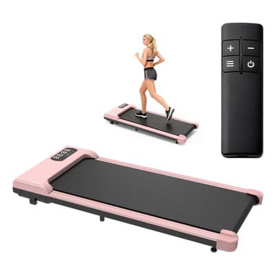 Caminadora Electrica Walking Pad Portatil Con Control Remoto Rosa
