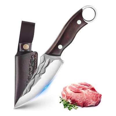 Cuchillo Táctico Caza Senderismo Deshuesador Campismo Marrón Oscuro - $219.99 en Mercado Libre | PrecioMX