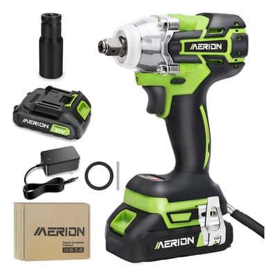 Llave De Impacto Inalámbrica Pistola Taladro Eléctrica 21v Merion Mb1 - $419.67 en Mercado Libre | PrecioMX