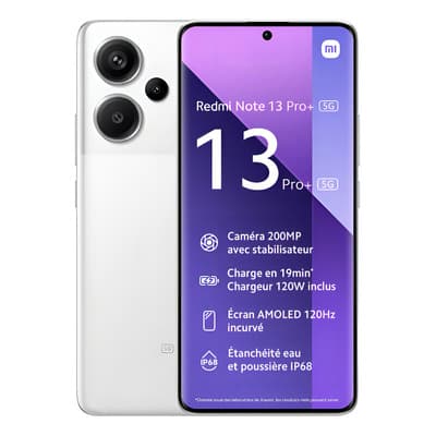 Xiaomi Redmi Note 13 Pro+ 5G Dual SIM 512 GB blanco 12 GB RAM