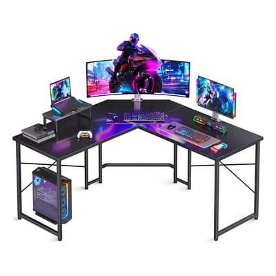 Escritorio Gamer Cobbe Y Textura Fibra De Carbono - Escritorio Para Computadora Y Oficina