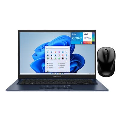 Laptop ASUS Vivobook 14 Intel Core i5 1334U 24GB SSD 512GB 14" FHD Teclado Español Mouse DXT ideal para Estudio y Multitarea