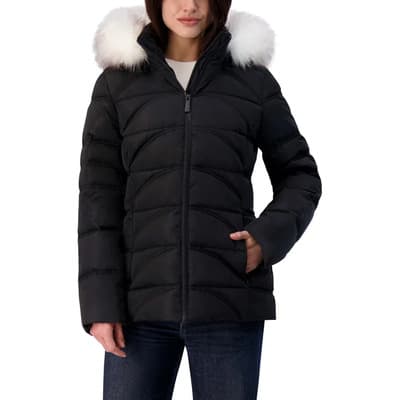 Chamarra Nautica Mujer Puffer Impermeable Con Capucha