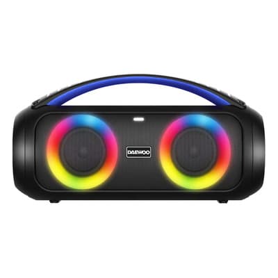 Bocina Bluetooth 3x2 Pulgadas Con Subwoofer Daewoo Beatbox Negro