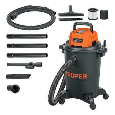 Aspiradora Truper Seco Mojado 6 Gal 4.5 Hp 127 V 60 Hz Filtro Hepa Accesorios Incluidos Ideal Para Limpieza En Casa, Taller, Carro, Sólidos Y Líquidos Asp-06n Negro - $1,265.00 en Mercado Libre | PrecioMX