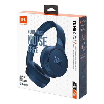 Audífonos Inalámbricos Jbl Tune 670nc Bluetooth, Azul