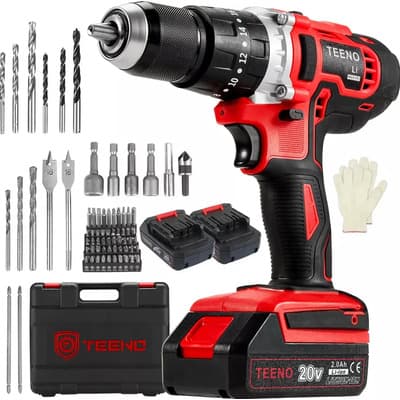 Juego De Baterías Taladro Rotomartillo Teeno 916-69