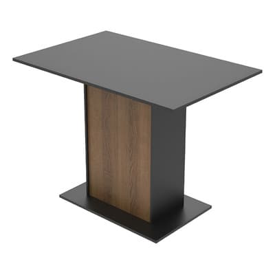 Mesa Comedor Madesa Rectangular 5329 Color Marrón/Negro