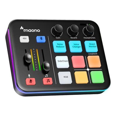 Maono Mezclador Interfaz Audio Gamer, Consola Audio Con Reducción De Ruido Para Pc Stream Podcast Youtube Tiktok, G1 Neo - $1,043.38 en Mercado Libre | PrecioMX