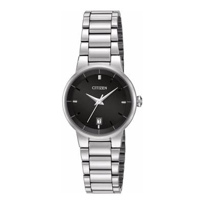 Citizen Black Dial Ladies Dress Eu6010-53e ¨¨¨¨¨¨¨¨dcmstore Color de la correa Plata Color del bisel Plata Color del fondo Negro