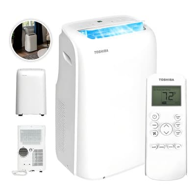 Toshiba Aire Acondicionado Portátil 10,000 Btu Frío Rac-pd12 Color Blanco