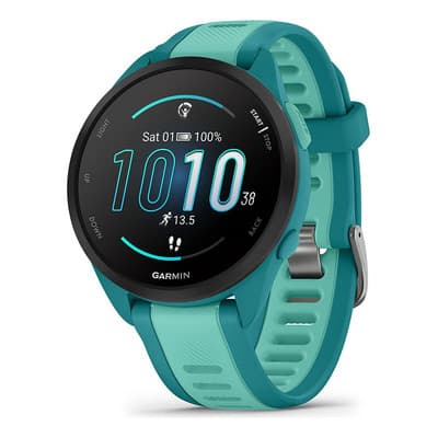 Smartwatch Garmin Forerunner 165 Musica Turquesa Deportivo Negro