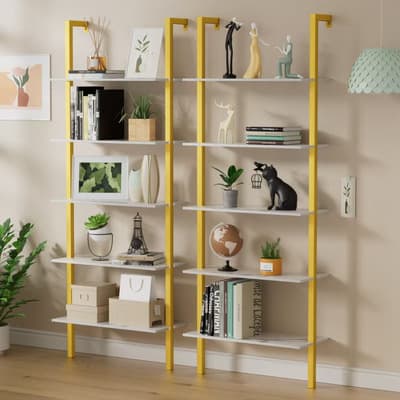 Librero Wall Mounted Estante Librero Organizador 5 Layer Color Style 1