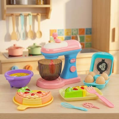 Juguetes De Cocina Batidora Para Niños Juguetes Para Postres Cocinas De Juguet Kit De Repostería Diy Con Arcilla De Colores Rosa - $195.00 en Mercado Libre | PrecioMX