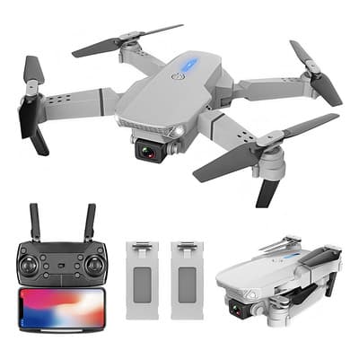 Drone Mini Con Cámara Dual Ourlife Ak Air2 Gris Control Remoto Vía App