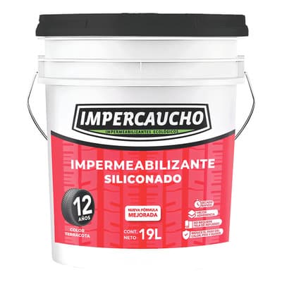 Impermeabilizante Ecológico Siliconado Impercaucho 19l Aislante Térmico Rojo Terracota Mate - $799.00 en Mercado Libre | PrecioMX