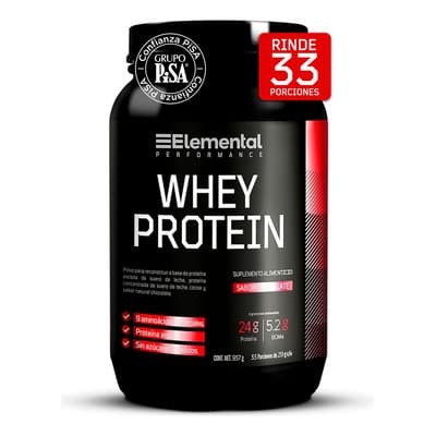 Whey Protein | Proteína Aislada 33 Porciones De 29 G 957g Sabor Chocolate