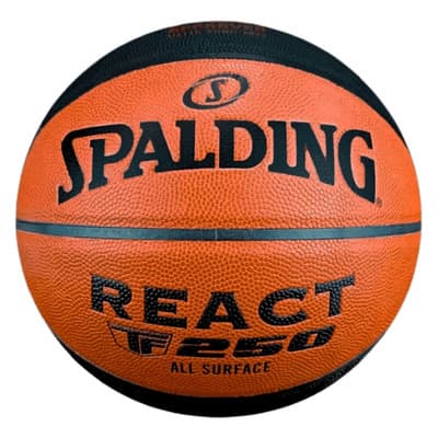 Balon De Basquetball Spalding React Tf-250 Bicolor Sz7 Piel Sintetica Naranja/negro - $572.00 en Mercado Libre | PrecioMX