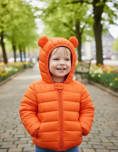 Chaqueta De Algodón Bear Ears Chamarras Para Niños Y Niñas - $176.24 en Mercado Libre | PrecioMX