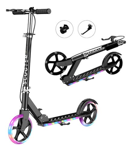 Scooter Patin Diablo Led Plegable Para Urban Niños Y Adultos