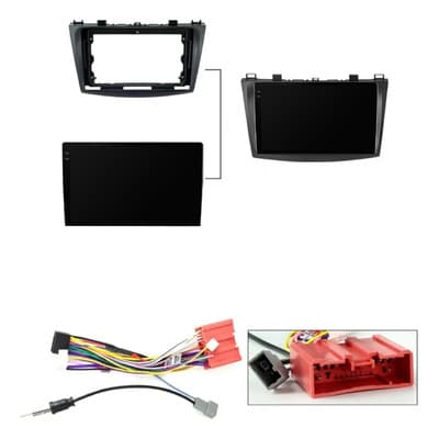 Peerce Estéreo For Mazda 3 2009 2010 2011 2012 2013 Carplay Inalámbrico + Android Auto Inalámbrico 4g+64g