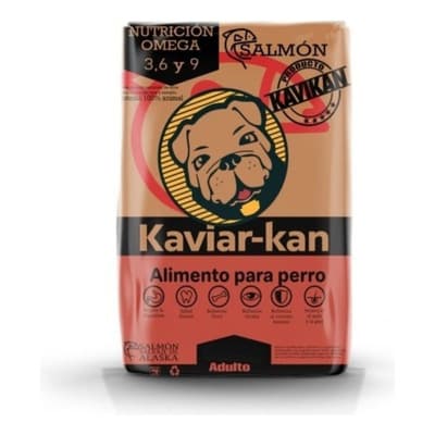 Alimento Kaviar Kan Para Perro Adulto Todos Los Tamaños Sabor Salmón De 20 Kg