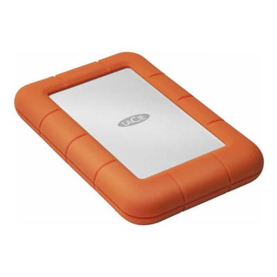 Disco Duro Externo LaCie Rugged Mini 4TB USB 3.0 Naranja Resistente