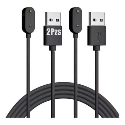 2psc Cable Cargador Para Huawei Band 10/9/8/7 Watch Fit 3/2 Tipo C Negro - $38.66 en Mercado Libre | PrecioMX