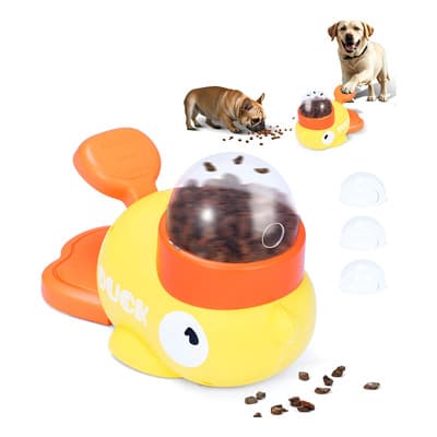 Trixter Juguete Interactivo Dispensador Comida Perros Gatos Diseño Pato