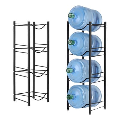 Rack Estante Garrafones De Agua De Metal 4 Niveles +80 Kilos