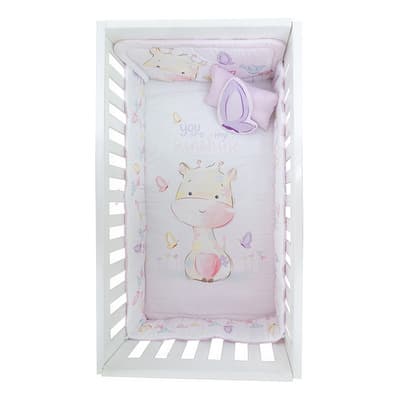 Edredón Para Cuna Bebé Jirafa Baby Colors Reversible 70x130 Color Rosa - $1,129.00 en Mercado Libre | PrecioMX